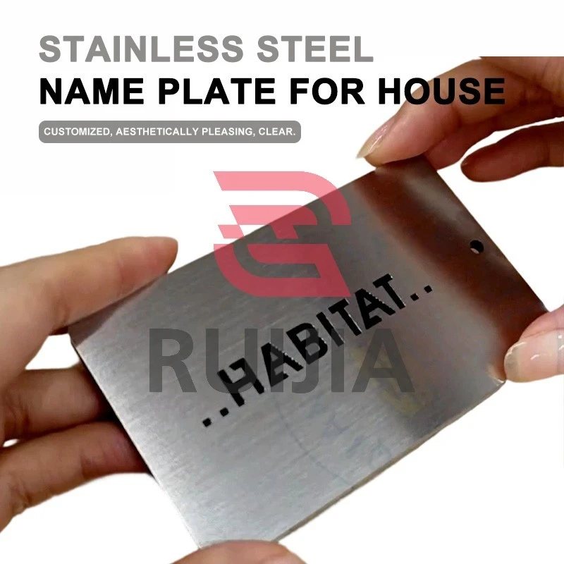 Stainless Steel Name Plate For House manufacturers